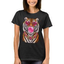 Óculos de Sol Glam Tiger Rugido Leopardo Divertido
