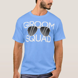 Camiseta Óculos de sol Groom Squad Casamento Festa de Bacha