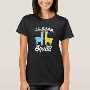 Camiseta Óculos de Sol Legais do Esquadrão de Lhamas