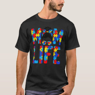 Camiseta Óculos de Sol Lenço Mãe Vida Cabelo Desarrumado Co