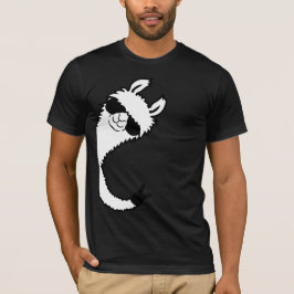 Camiseta Óculos de Sol Llama Sinal de Paz Vista Lateral Vit