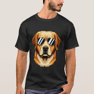 Camiseta Óculos de Sol para Cachorro Labrador Retriever