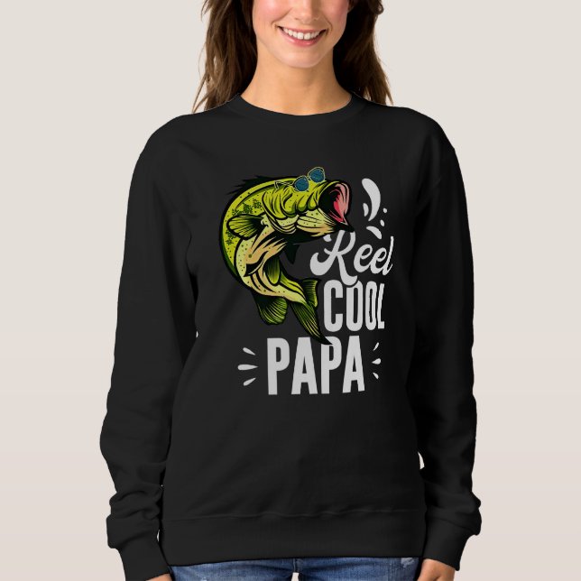 Camiseta Óculos de Sol para Pesca de Robalo Dia dos Pais Ca (Frente)