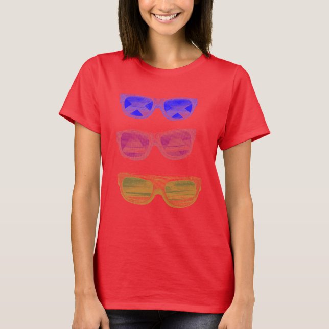 Camiseta Óculos de sol para raparigas (Frente)