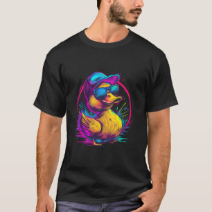 Camiseta Óculos de Sol Pato de Borracha Arte Pato de Borrac
