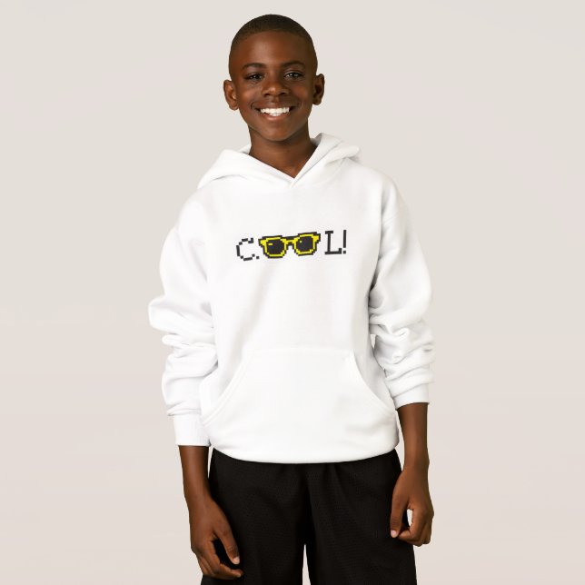 Camiseta Óculos de Sol Pixel Typografia – Retro Y2K (Frente Completa)