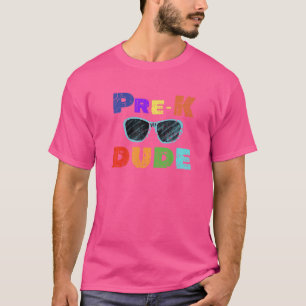 Camiseta Óculos de sol Pre K Dude Escola