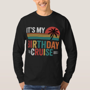 Camiseta Óculos de Sol Retrô Cruzeiro de Aniversário