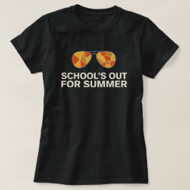 Camiseta Óculos de Sol Retrô Fim das Aulas