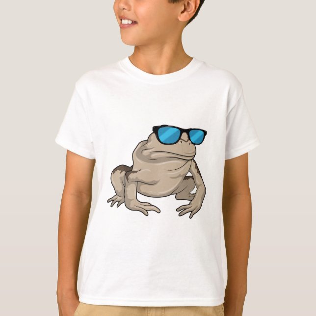 Camiseta Óculos de sol sapo (Frente)