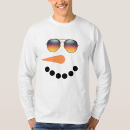 Camiseta Óculos de sol Snowman - Natal