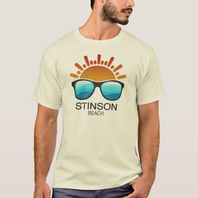 Camiseta Óculos de Sol Stinson Beach Califórnia (Frente)