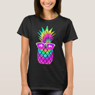 Camiseta Óculos de Sol Tie Dye de Abacate de Verão Fruta Tr