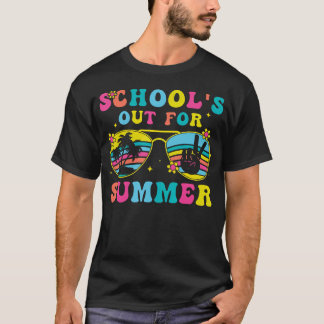 Camiseta Óculos de Sol Tropicais para as Férias de Verão