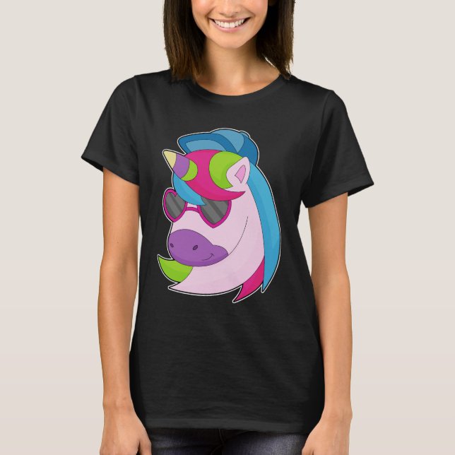 Camiseta Óculos de Sol Unicórnio (Frente)