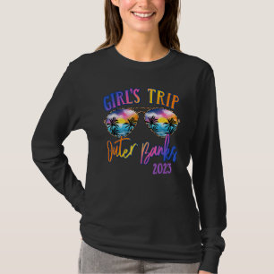 Camiseta Óculos de Sol Viagem de Meninas Outer Banks 2023 V