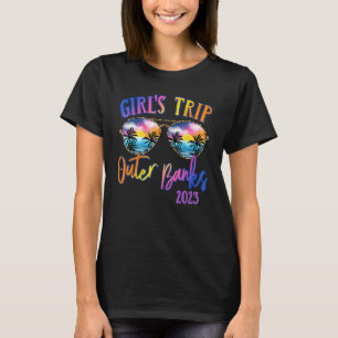 Camiseta Óculos de Sol Viagem de Meninas Outer Banks 2023 V