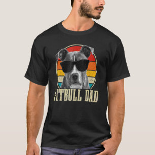 Camiseta Óculos de Sol Vintage Pai do Pitbull Masculino Don