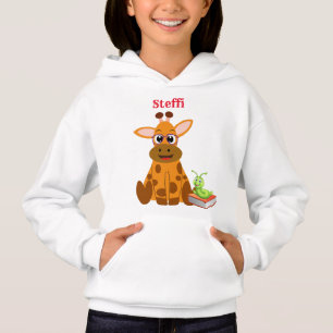 Camiseta Óculos de visto de Girafa Bonita