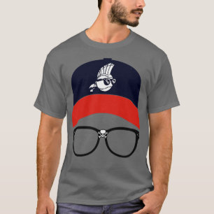 Camiseta Óculos e chapéus da Major League Ricky Vaughn