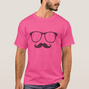 Camiseta Óculos Engraçados de bigode