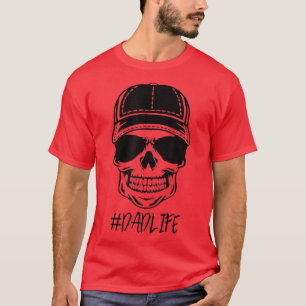 Camiseta óculos escuros do pai dias de os pais 
