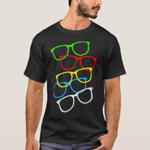 Camiseta Óculos hipster Optometrista Eyeglass Opticia