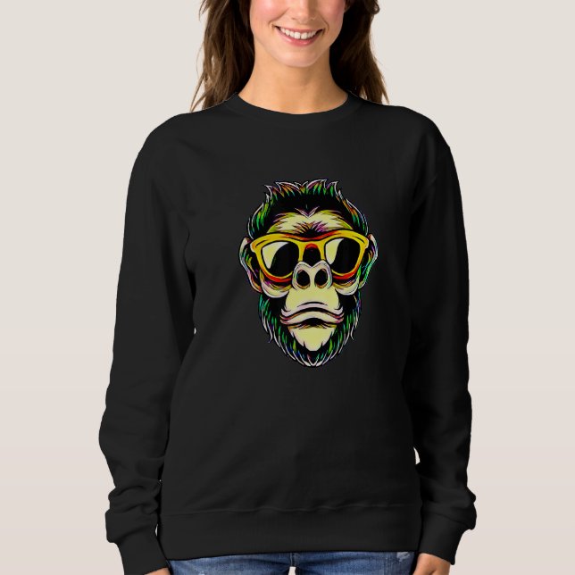 Camiseta Óculos Legal macacos (Frente)