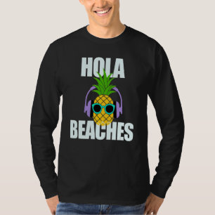 Camiseta Óculos-Sol de Abacaxi de Verão - Hola - Praias 4