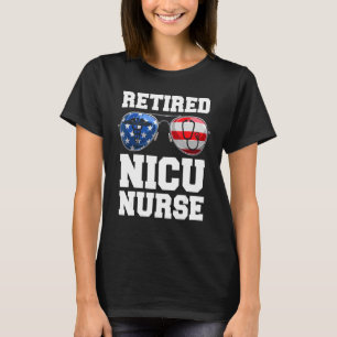 Camiseta Óculos Solares Aposentados Enfermeira Nicu Aposent