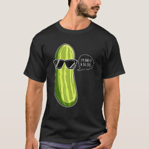 Camiseta Óculos Solares De Picada Vegetais Grande Dill Para