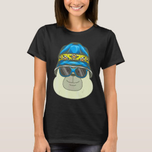 Camiseta Óculos solares legal Urso Polar Ártico 1
