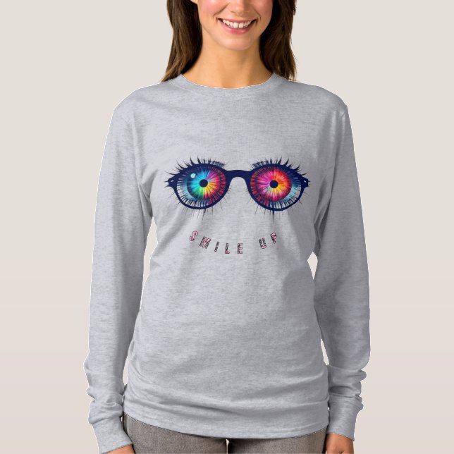 Camiseta Óculos sorridentes (Frente)