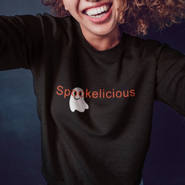 Camiseta Óculos Visuais Bonitos Sorrindo Fantasma (Criador carregado)