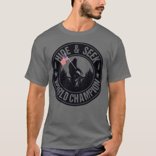 Camiseta Ocultar E Buscar O Campeão Mundial De Bandeira Ame