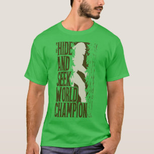 Camiseta Ocultar E Procurar Campeão Mundial