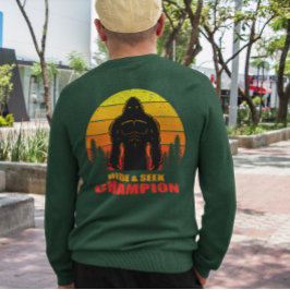 Camiseta Ocultar Pé Grande e Campeão de Busca