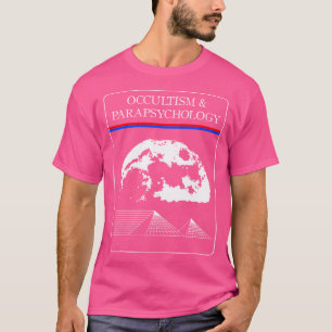 Camiseta Ocultismo Gótico Gótico de Parapsicologia Moon Sat