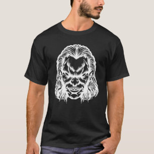 Camiseta Oculto do Gótico de Joker Zangado com Cabeça Gótic