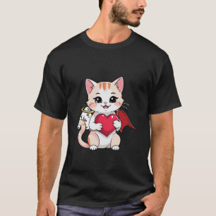 Camiseta oculto Espiritual Gato Anjo Gatinho Celestial Cora