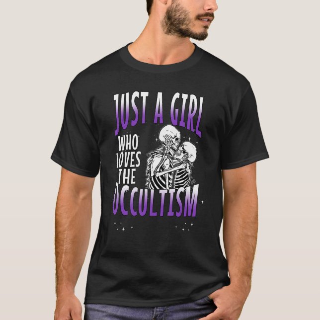 Camiseta Oculto Goth Lua Gótico Punk Grunge Onda Sombria (Frente)