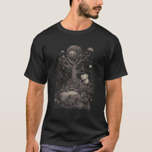 Camiseta Oculto Gótico Grunge de Arte Escura Occulta Aesthe