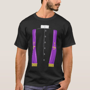 Camiseta Oculto Padre Halloween Figurume Igreja Satânica Pa