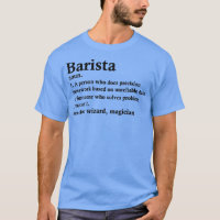 Ocupação do Barman Engraçado de Definição Barista