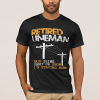 Ocupação engraçada do eletricista da aposentadoria