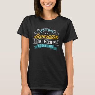 Camiseta Ocupação Impressionante Mecânica Diesel