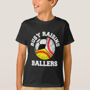 Camiseta Ocupada Criando Craques Futebol Engraçado Baseball