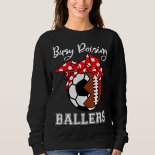 Camiseta Ocupado Raising Ballers Engraçado Futebol Soccer M