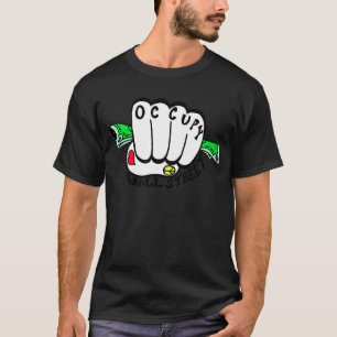 Camiseta Ocupado Wall Street Fist