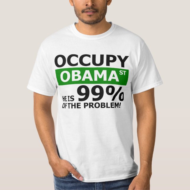 Camiseta Ocupe a rua de Obama (Frente)